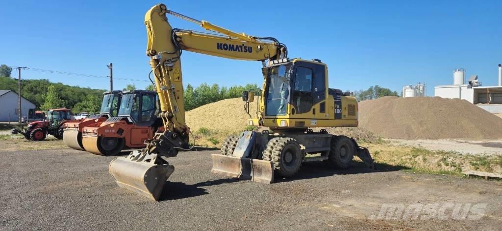 Komatsu PW 180-7EO 轮式挖掘机