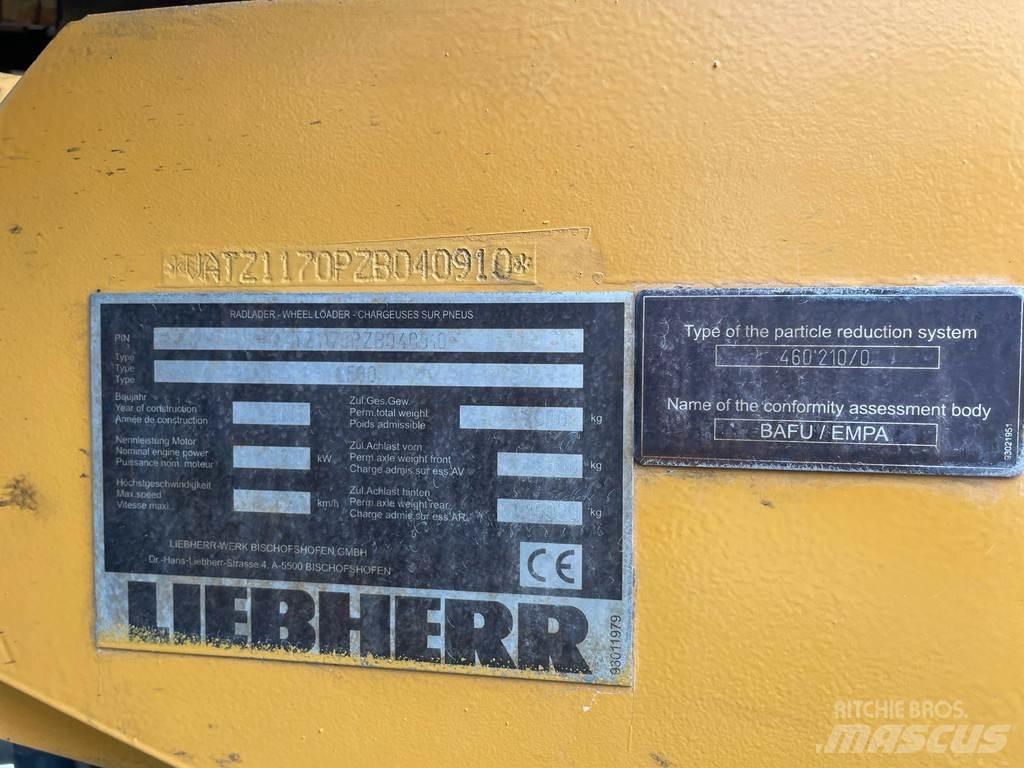 Liebherr L580 轮式装载机