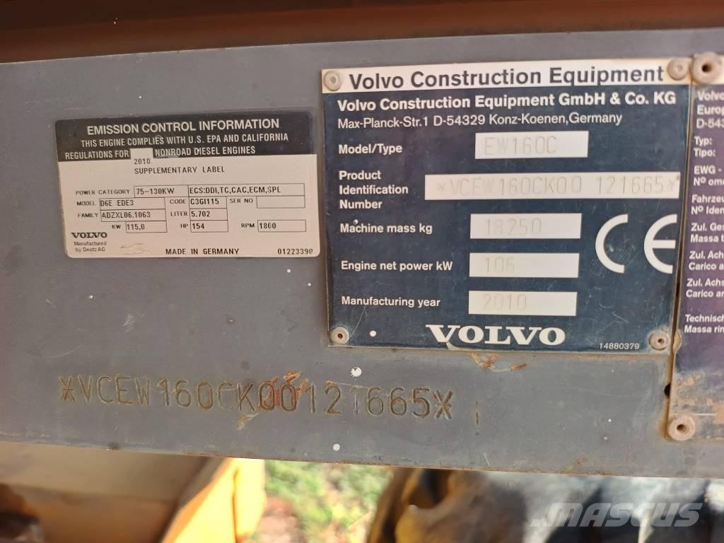 Volvo EW 160 C 轮式挖掘机
