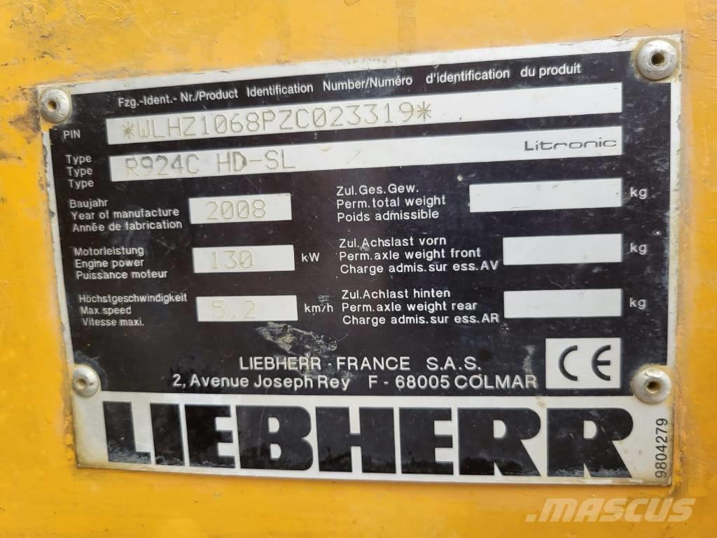 Liebherr R924 C SL 履带挖掘机