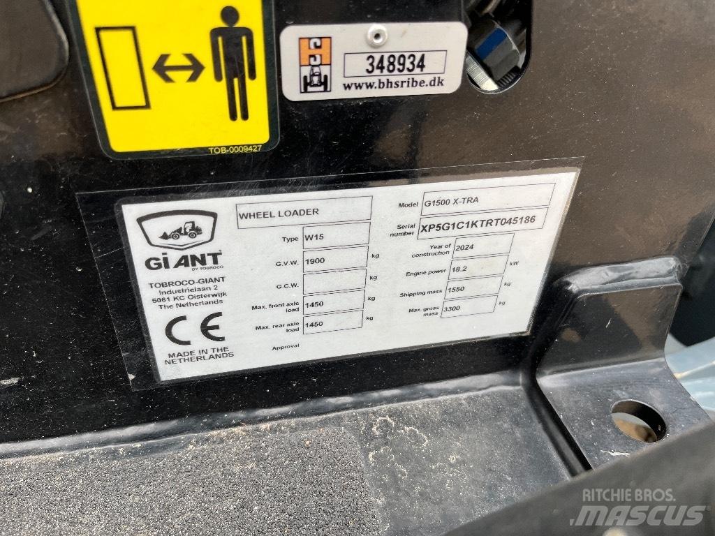 GiANT G 1500 X-tra 轮式装载机