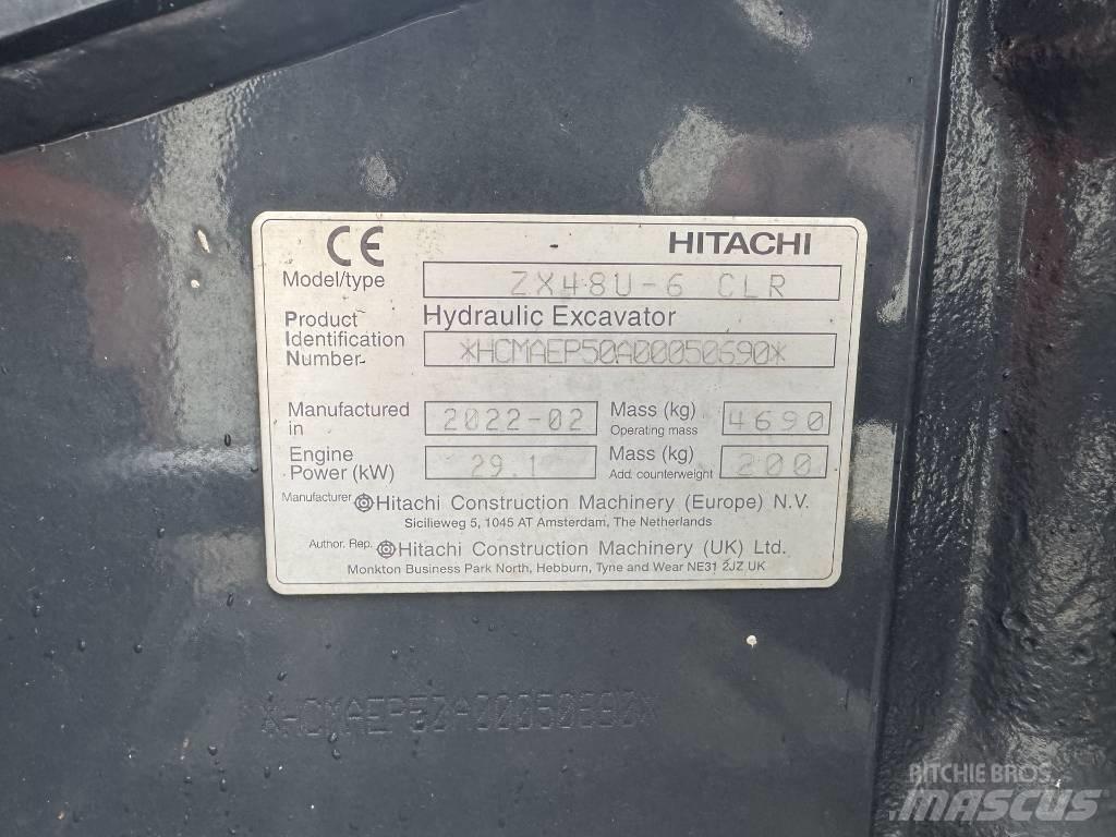 Hitachi ZX 48 U-6 小型挖掘机