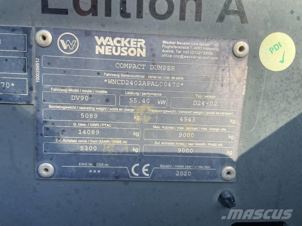 Wacker Neuson DV 90 翻斗车\公路型自卸车