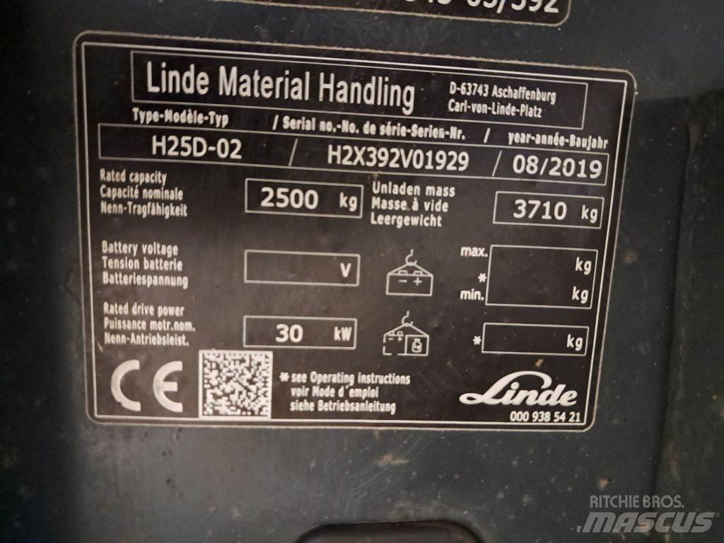 Linde H25D-02 柴油叉车