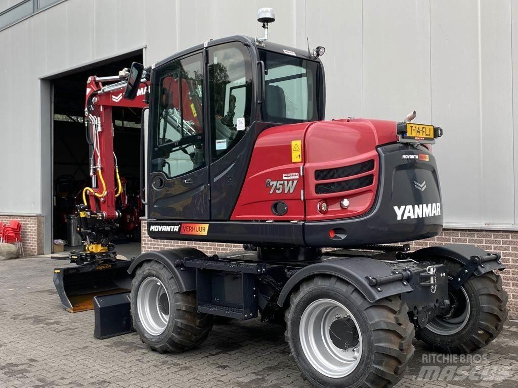 Yanmar B75W 轮式挖掘机