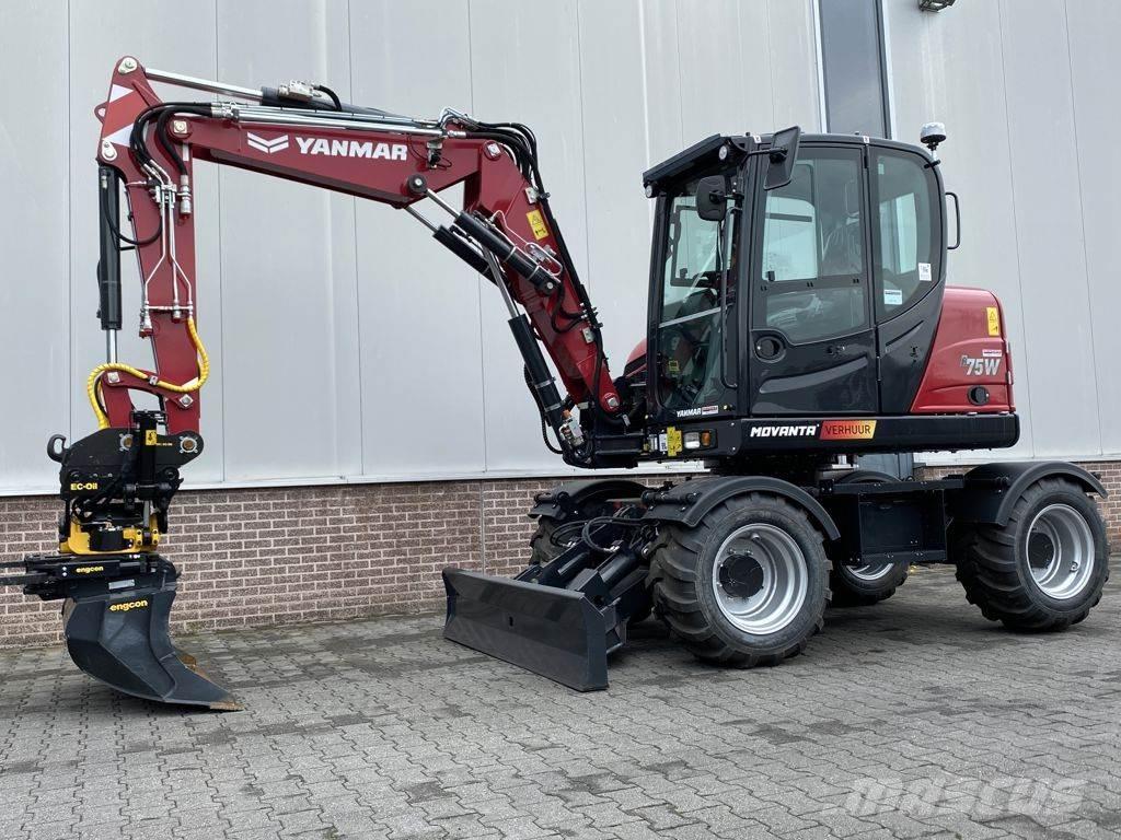 Yanmar B75W 轮式挖掘机