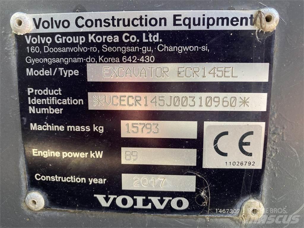 Volvo ECR145EL 履带挖掘机
