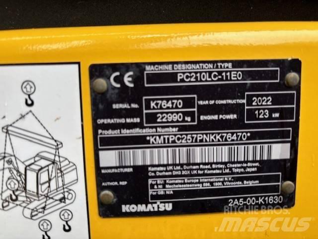 Komatsu PC 210 LC-11 履带挖掘机