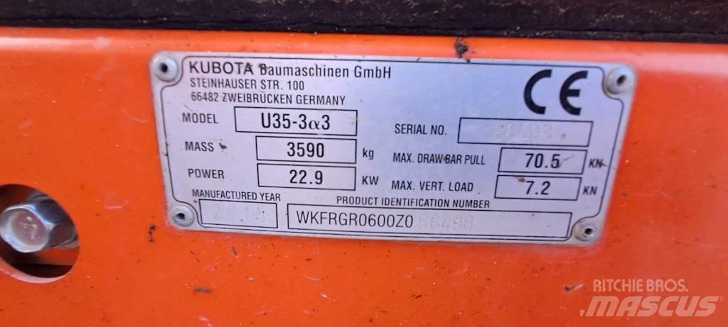 Kubota U35-3A3 小型挖掘机