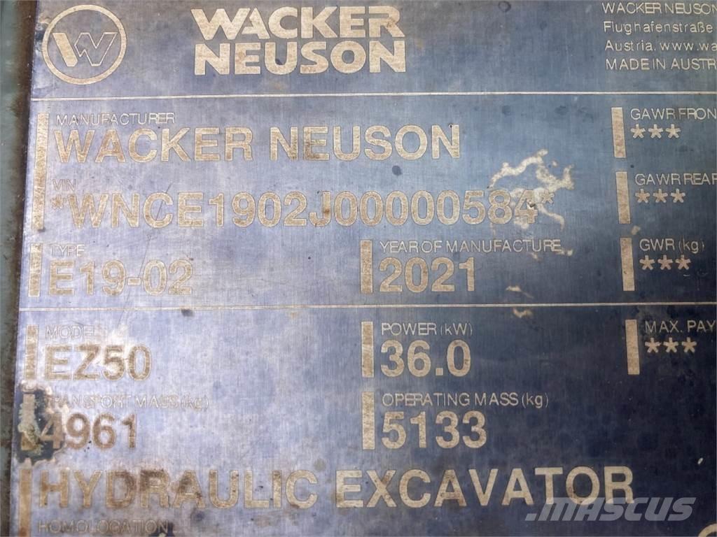Wacker Neuson EZ50 小型挖掘机