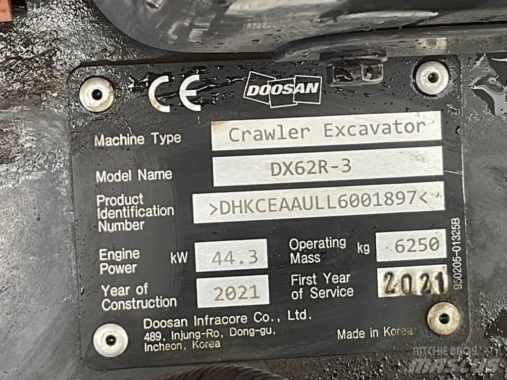 Doosan DX 62 R-3 小型挖掘机