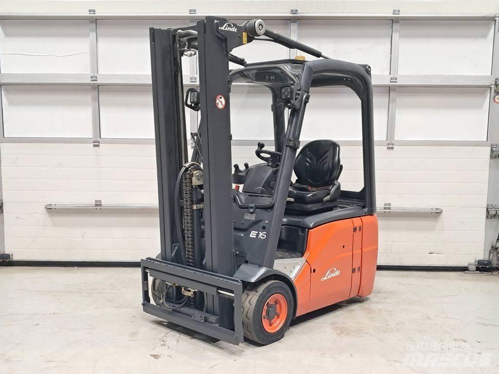 Linde E16C-01 电动叉车