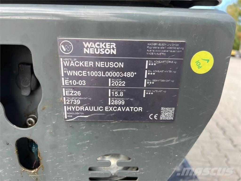 Wacker Neuson EZ26 履带挖掘机