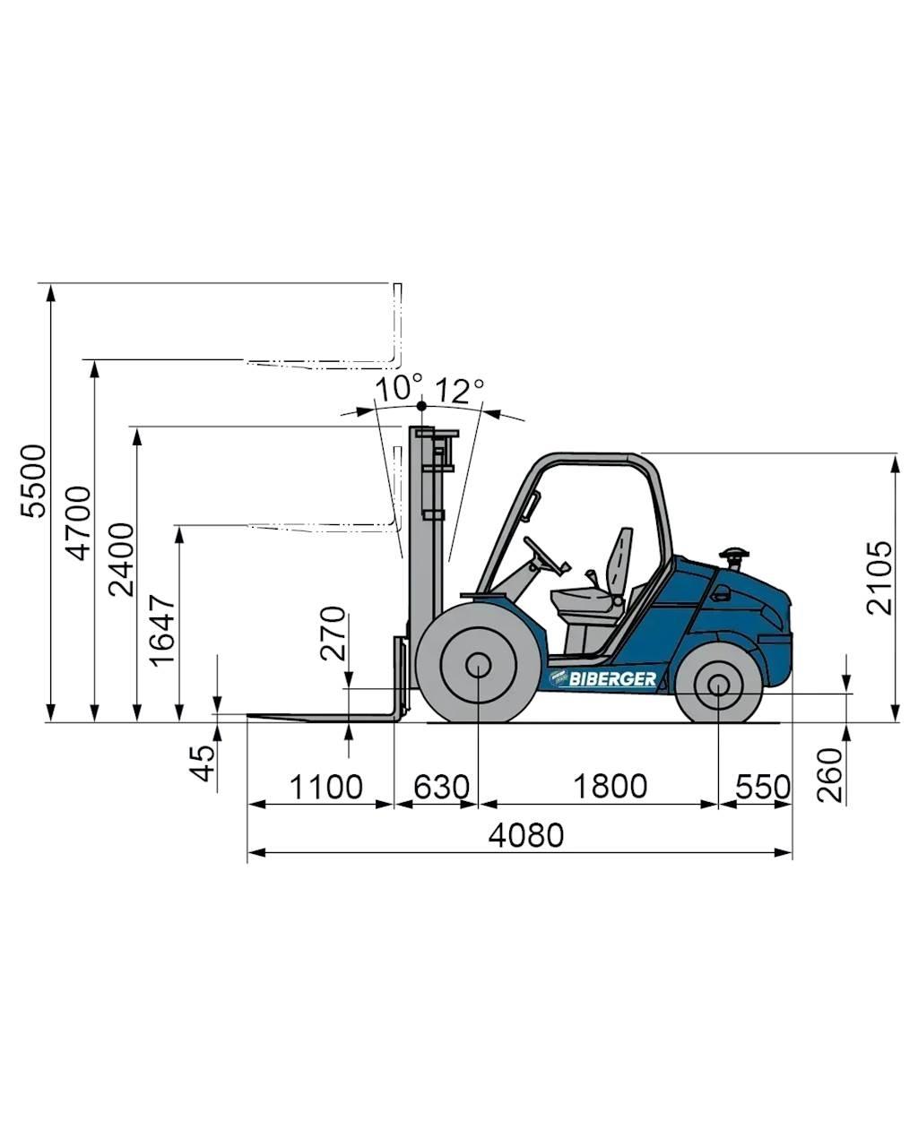 Manitou MSI 30 柴油叉车