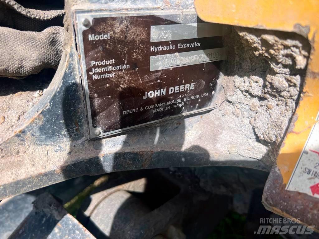 John Deere 26G 小型挖掘机
