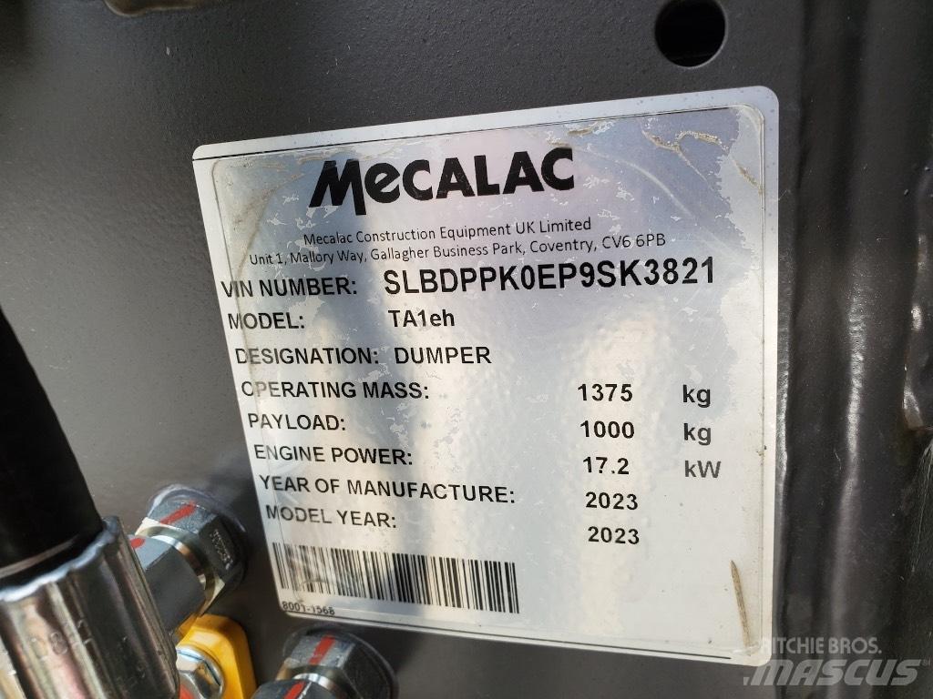 Mecalac TA1EH 翻斗车\公路型自卸车