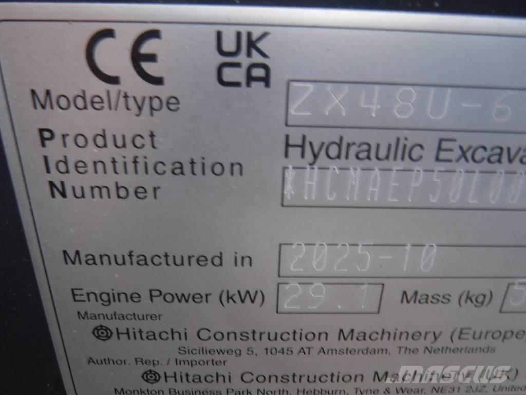 Hitachi ZX 48 U-6 小型挖掘机