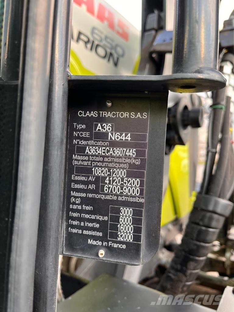 CLAAS ARION 650 拖拉机/农用车