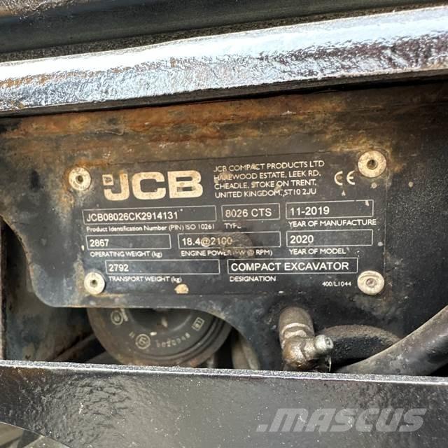 JCB 8026 小型挖掘机