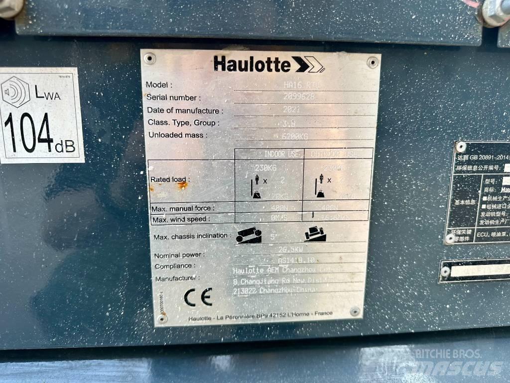 Haulotte HA16RTJ 曲臂高空工作平台