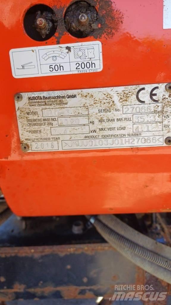 Kubota U10-3 小型挖掘机