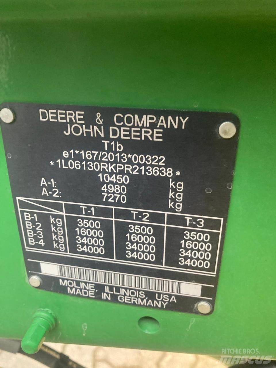 John Deere 6R 130 拖拉机/农用车