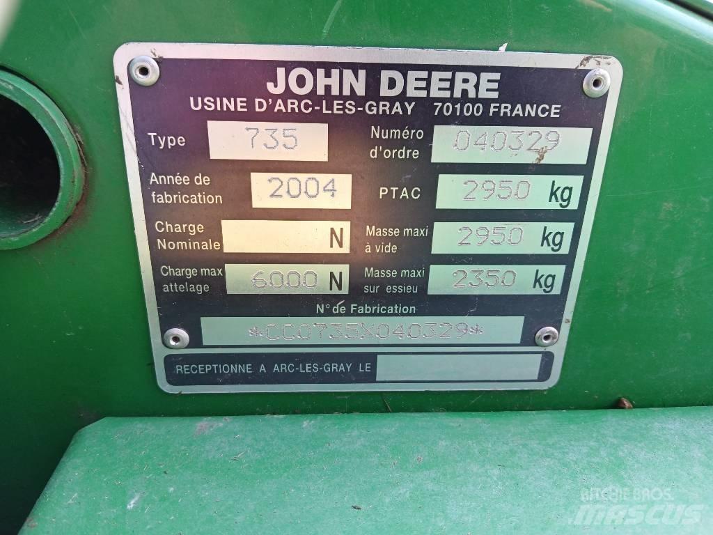 John Deere 735 割草调节装置