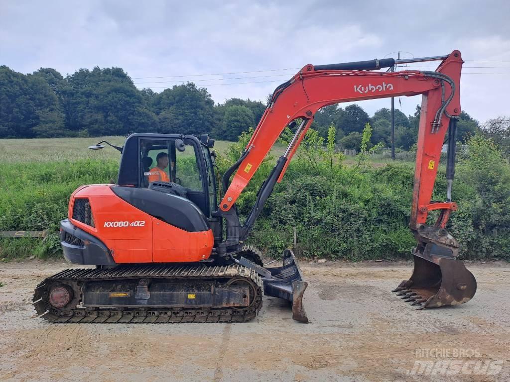 Kubota KX 080-4 中型挖掘机