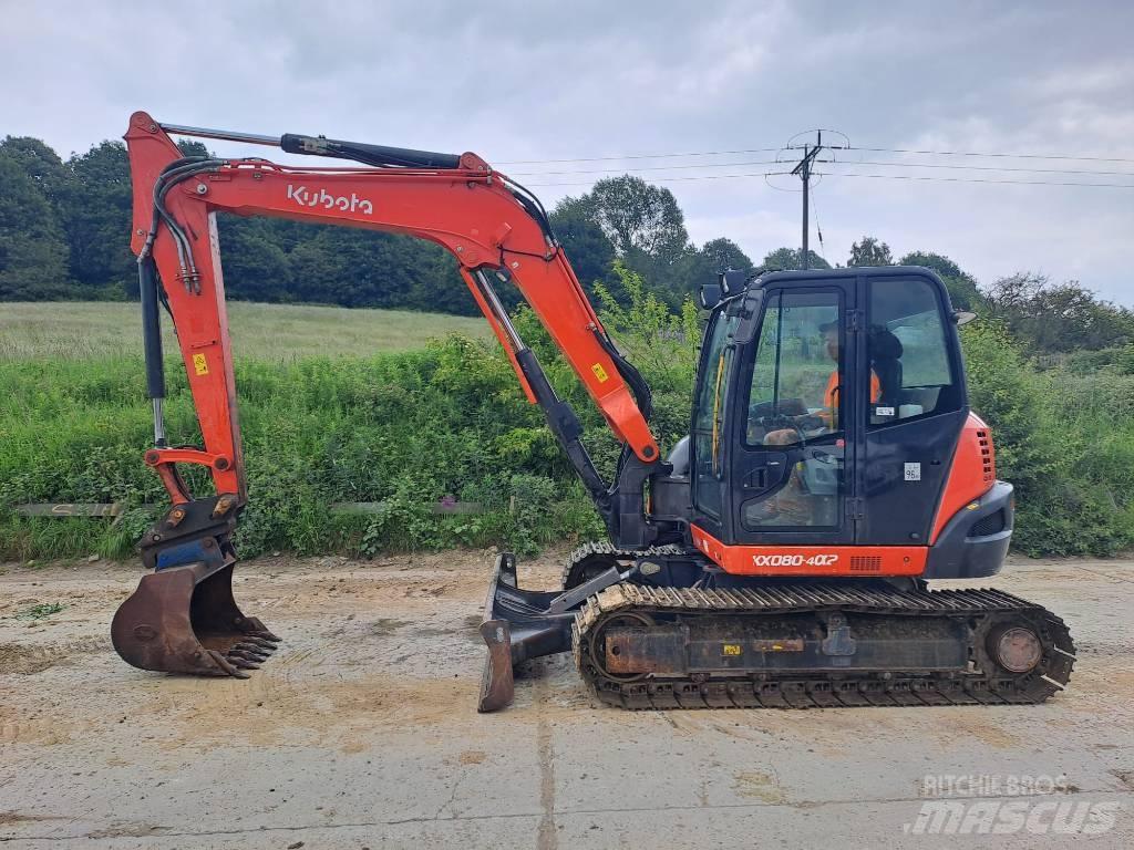 Kubota KX 080-4 中型挖掘机