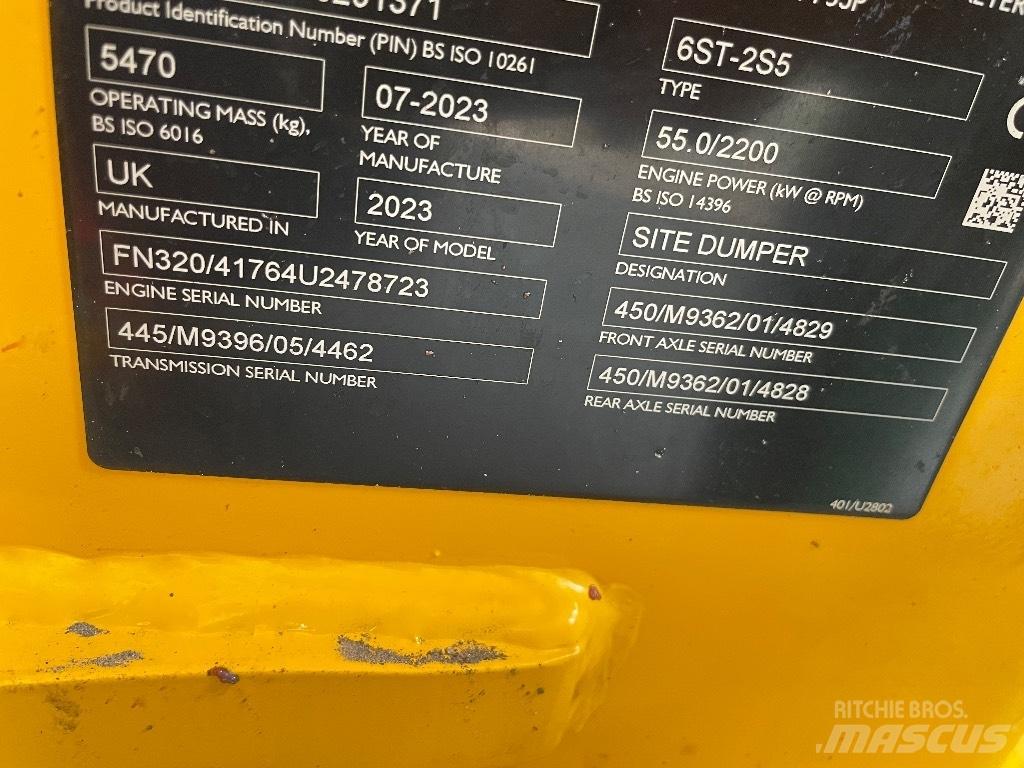 JCB 6 T 翻斗车\公路型自卸车