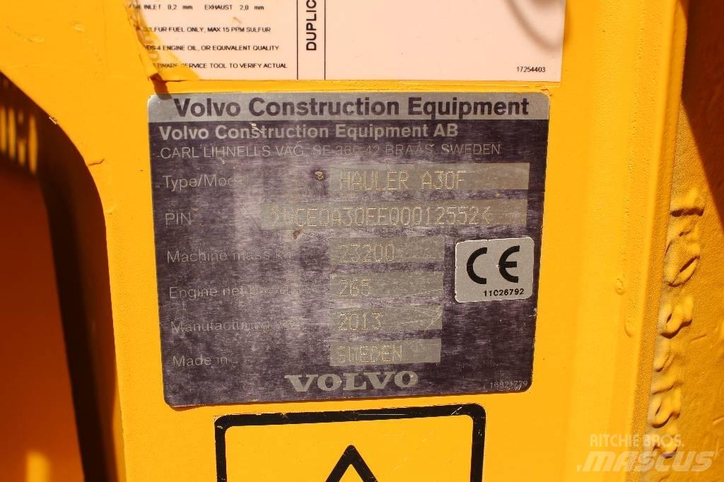 Volvo A 30 F 铰接式自卸车