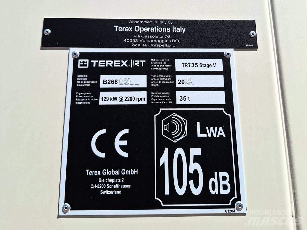 Terex TRT 35 越野轮胎起重机︳越野吊︳越野起重机︳移动式起重机