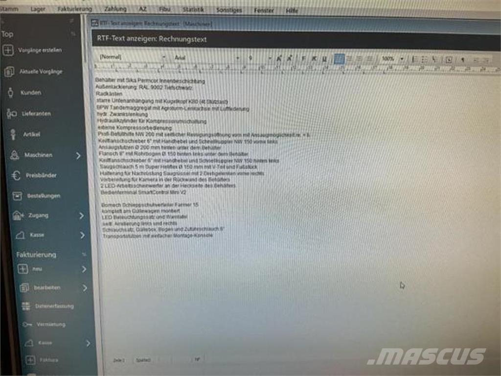 Kotte VT 19.700 水肥车