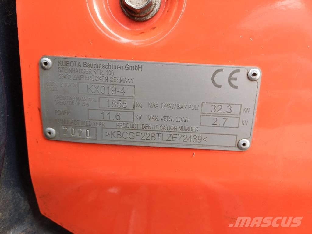 Kubota KX 019-4 小型挖掘机