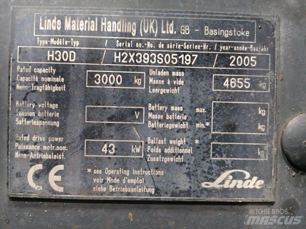 Linde H30D 柴油叉车