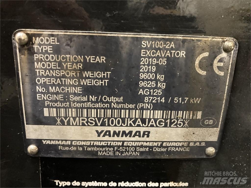 Yanmar SV 100-2A 中型挖掘机
