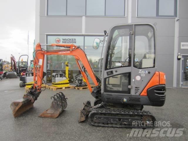 Hitachi ZX 18 小型挖掘机