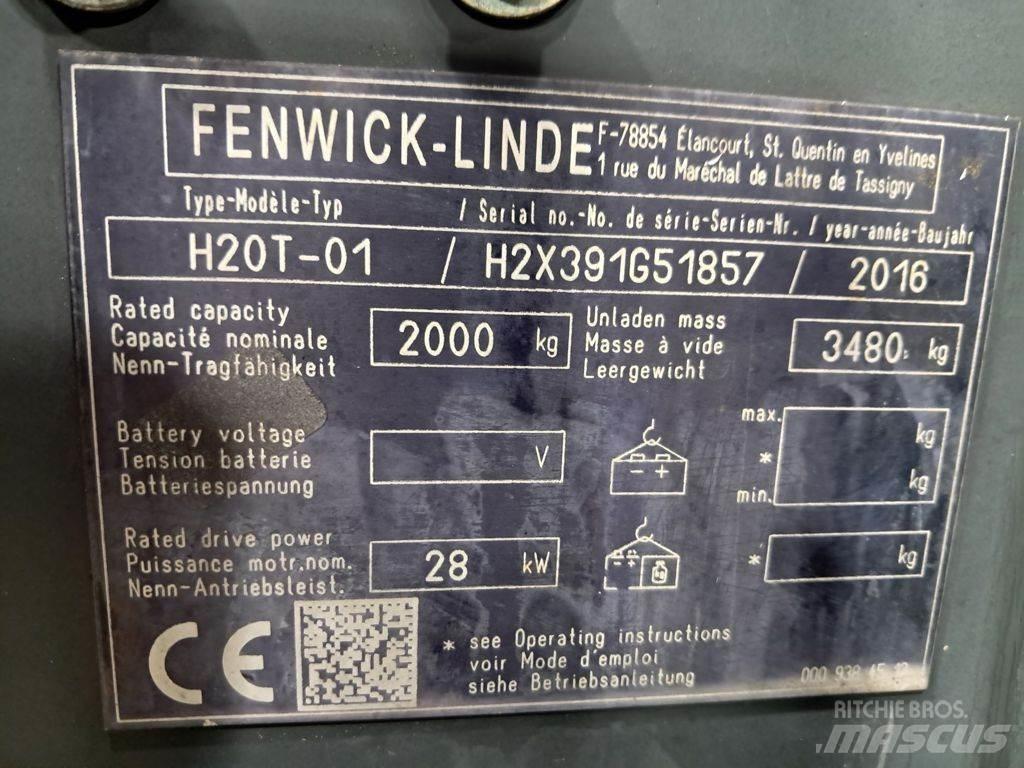 Linde H20T-01 天然气叉车