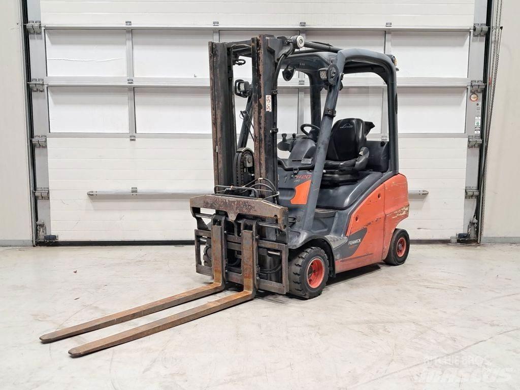 Linde H20T-01 天然气叉车
