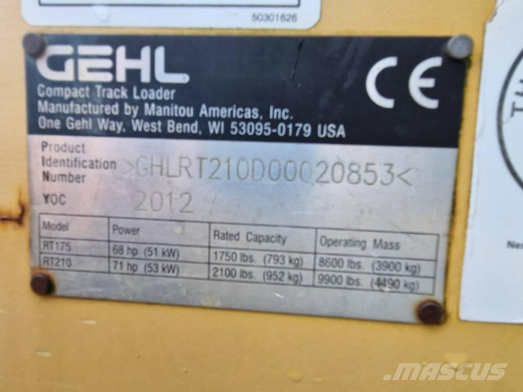 Gehl RT 210 履带式装载机