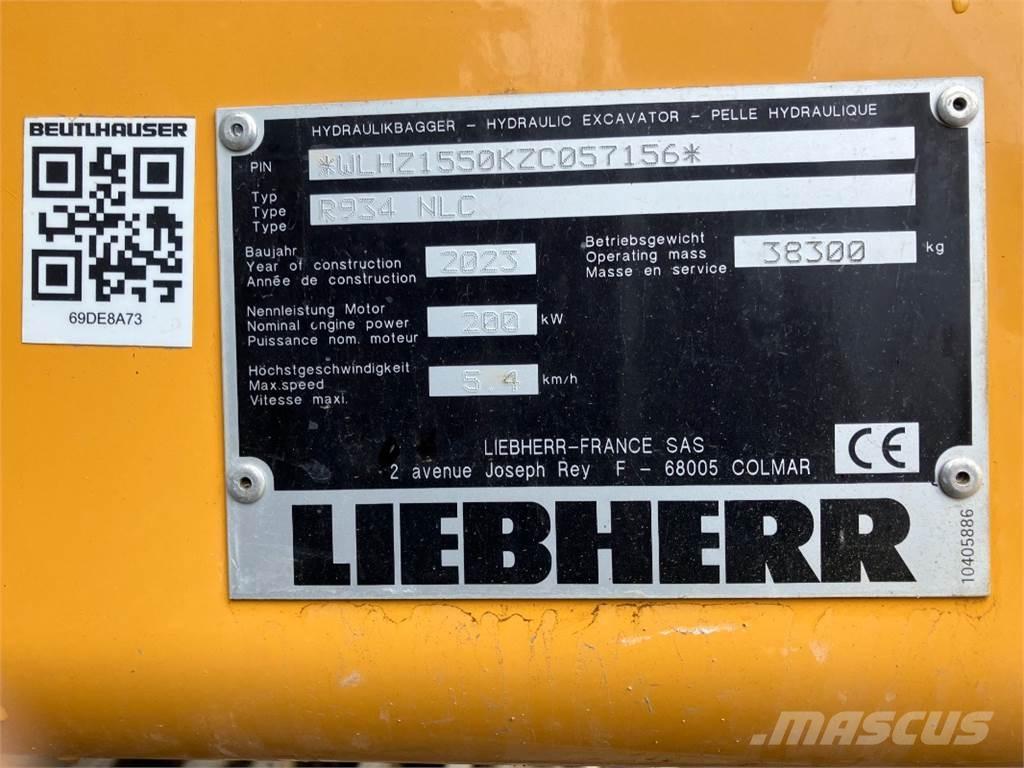 Liebherr R934 履带挖掘机