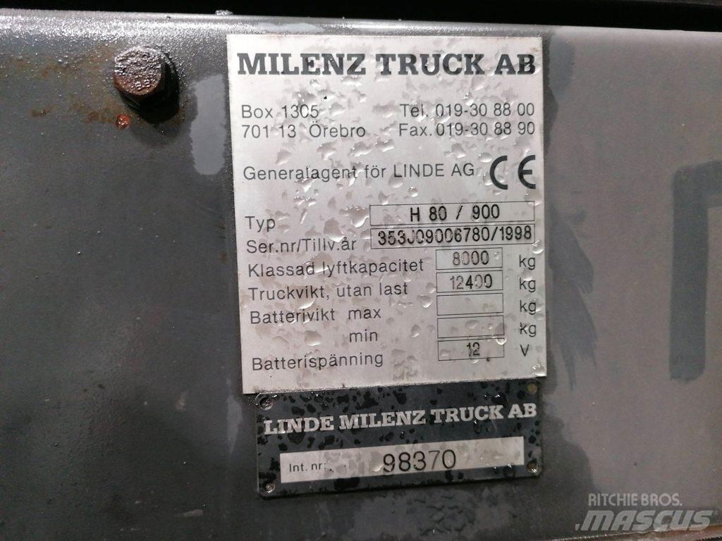 Linde H80D/900 柴油叉车