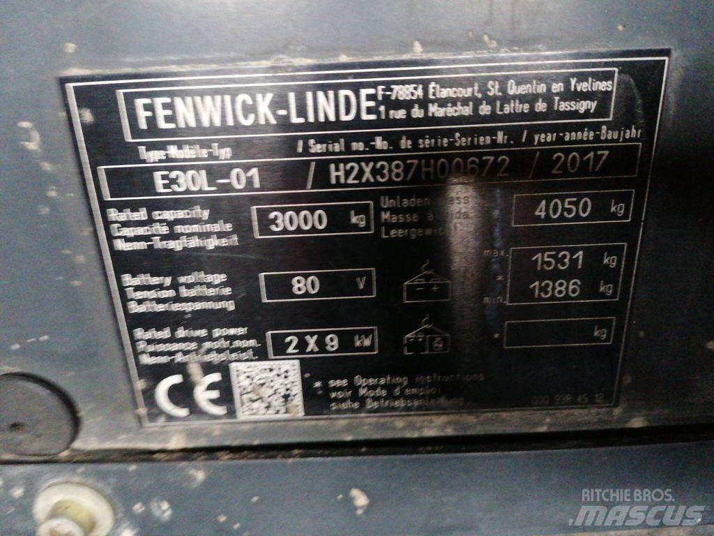 Linde E30L-01 电动叉车