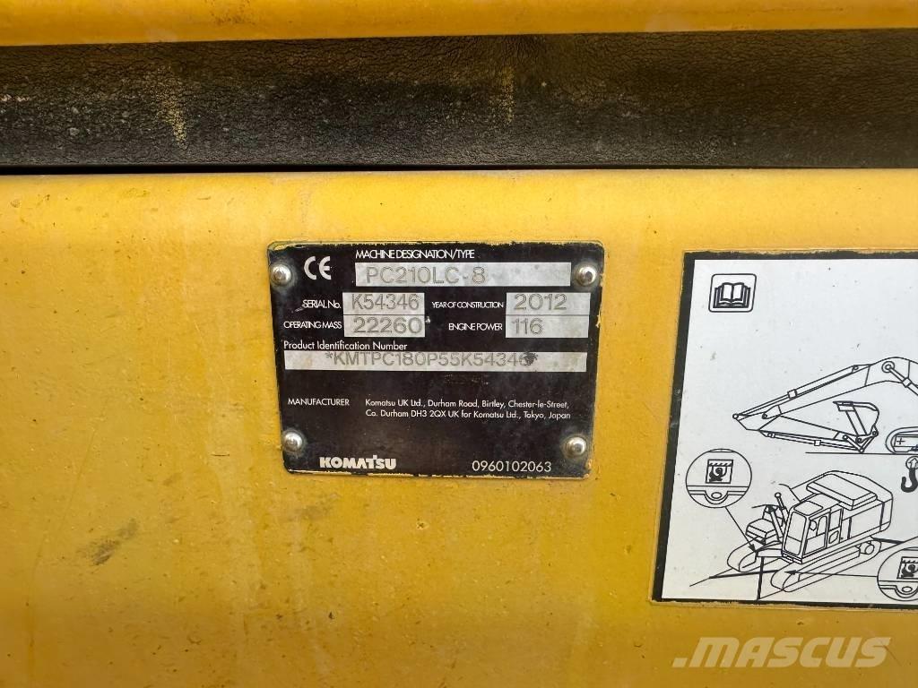 Komatsu PC 210 LC-8 履带挖掘机