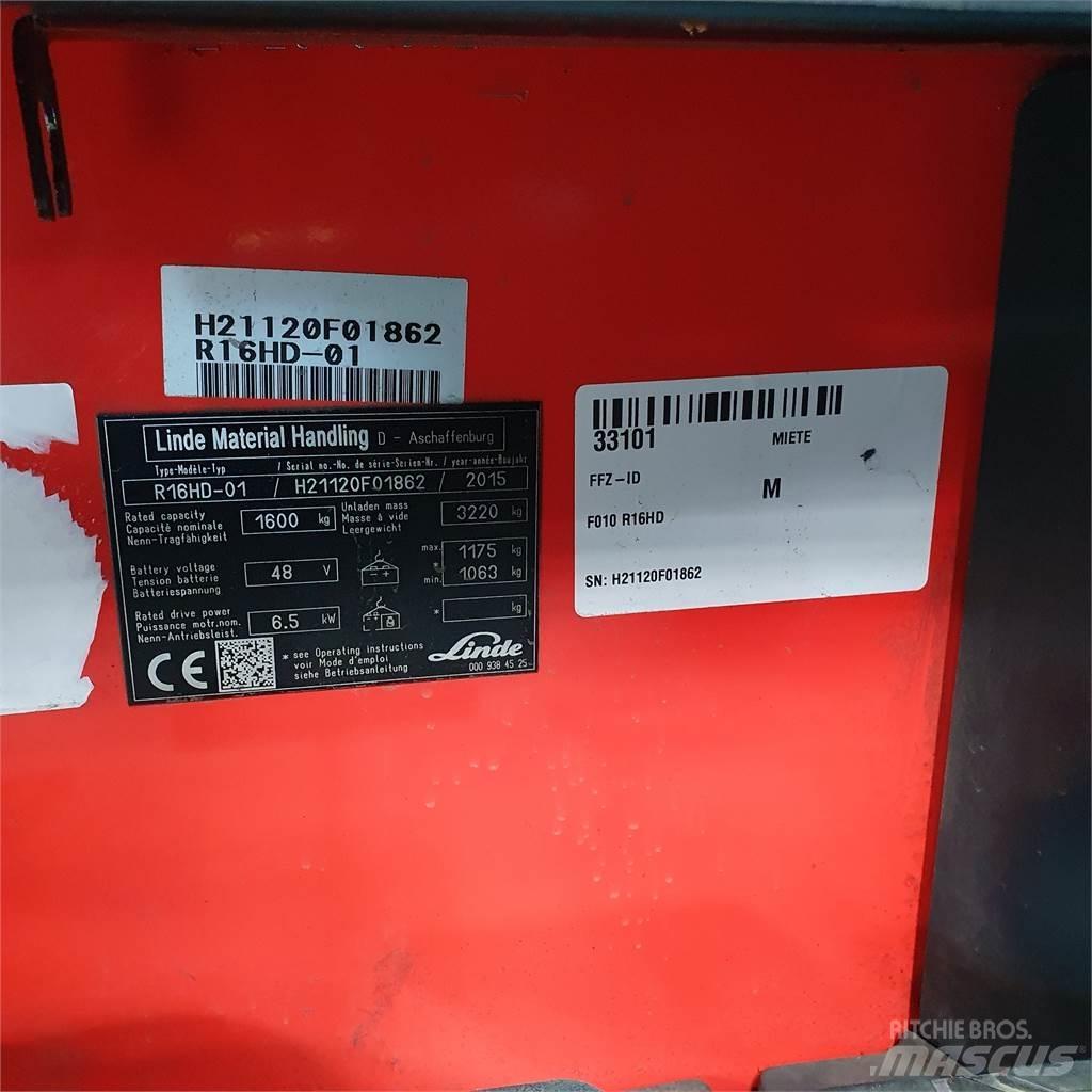 Linde R16HD 前移式叉车