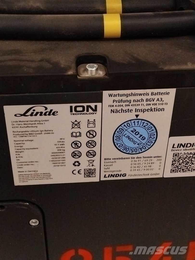 Linde E16 ION 电动叉车
