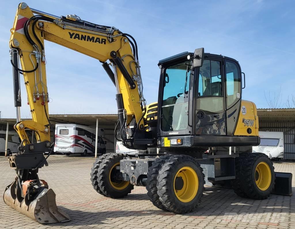 Yanmar B 95 W 轮式挖掘机