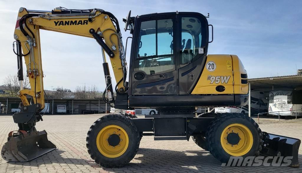 Yanmar B 95 W 轮式挖掘机