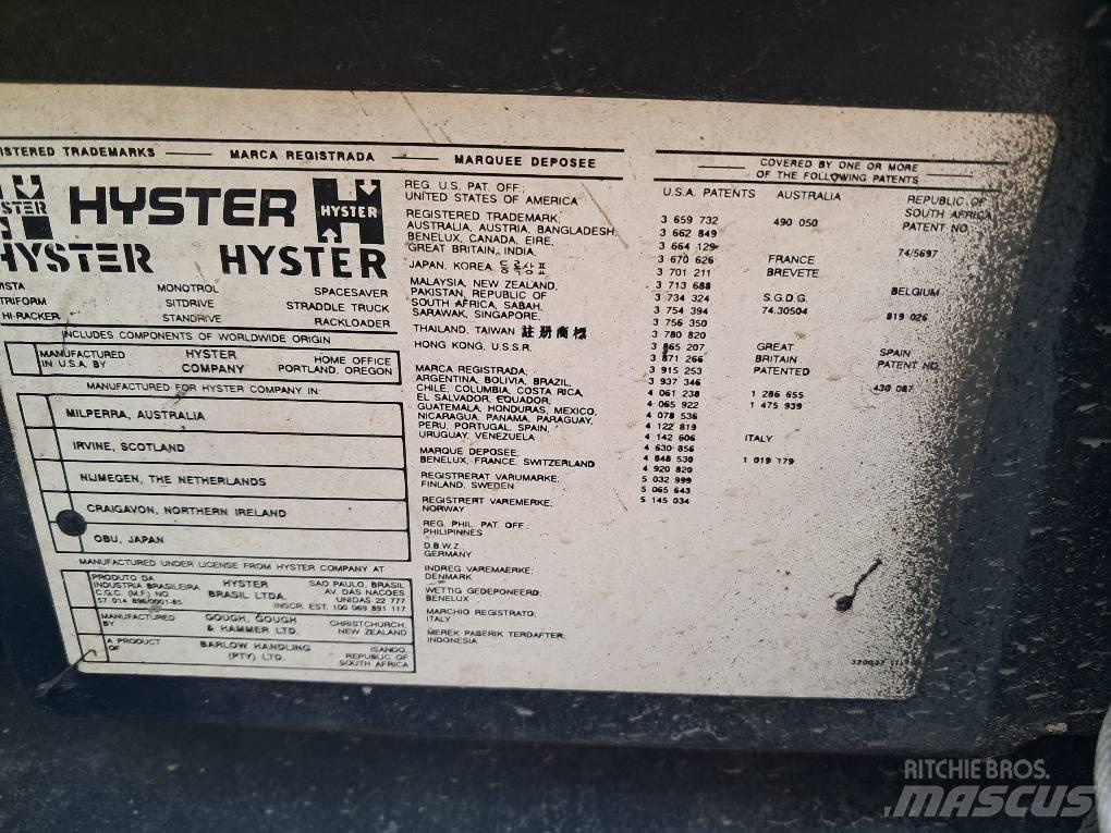 Hyster H250XL 天然气叉车