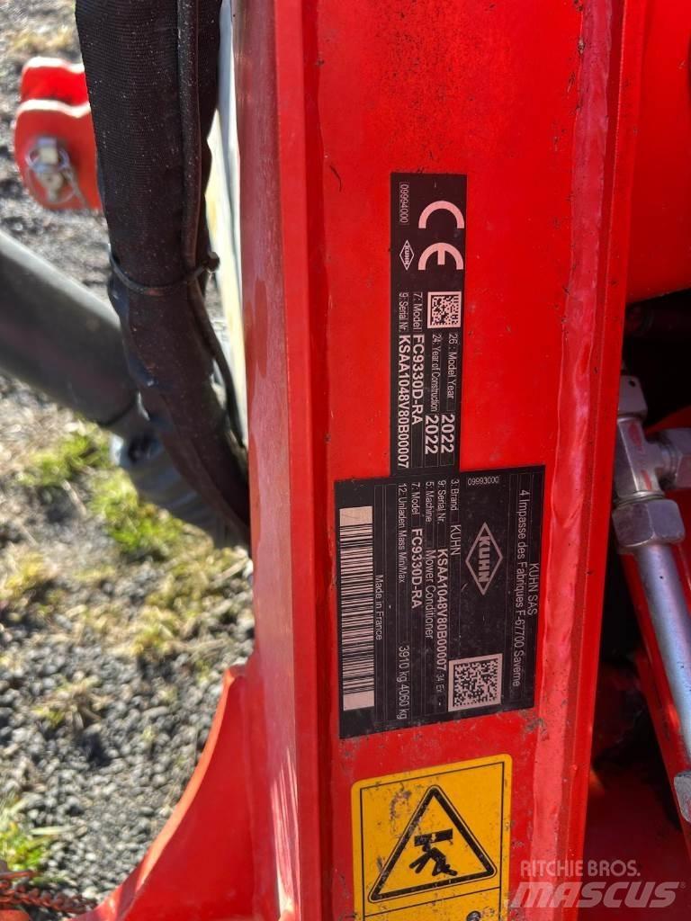 Kuhn FC 9330 D-RA 装载牵引式割草机